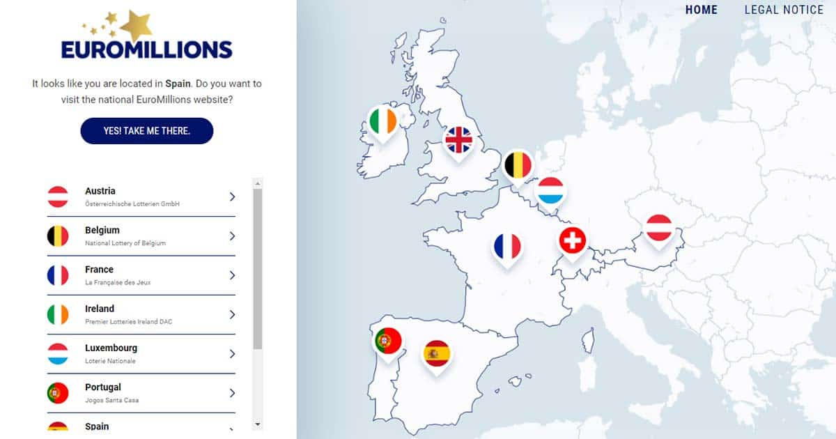 Sorteo de la Lotería Euromillones
