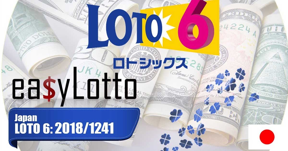 Revisión del sorteo de lotería Japan Loto 6